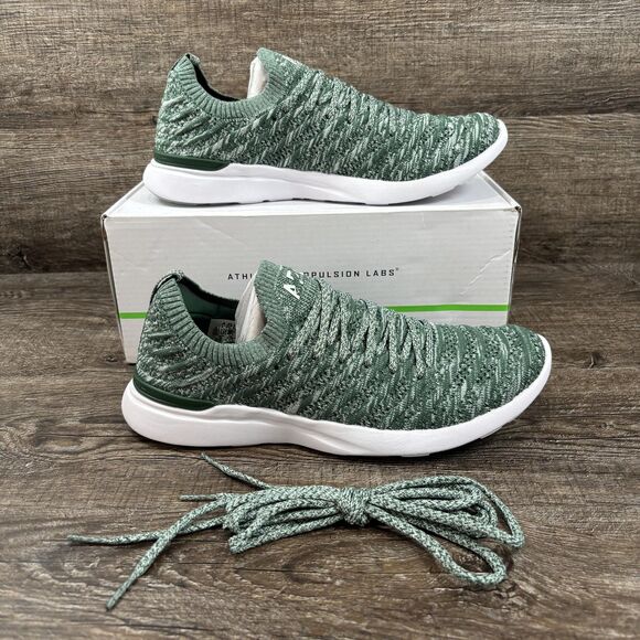 APL TechLoom Wave Shoes Women's 8.5 Green Peppermint Running Slip On - Picture 1 of 9